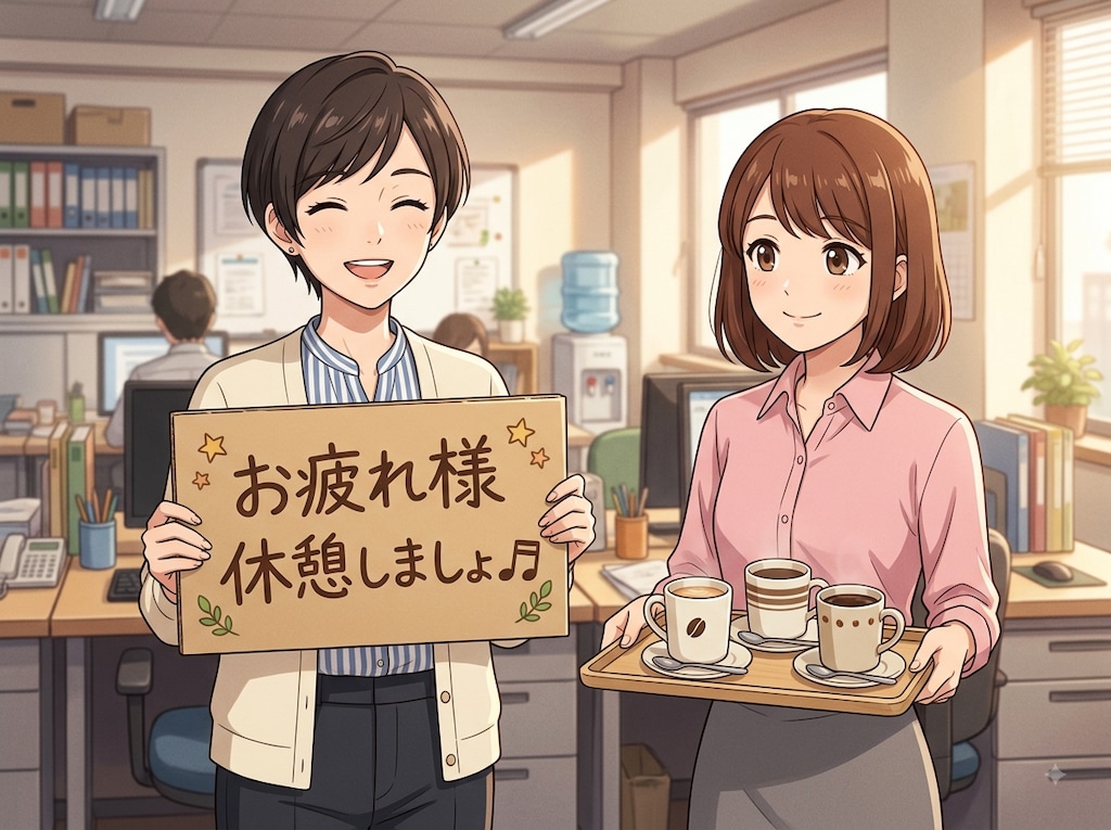 コーヒーブレイク(*'▽'*)