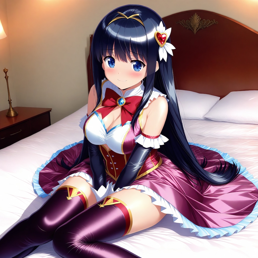 光沢魔法少女風