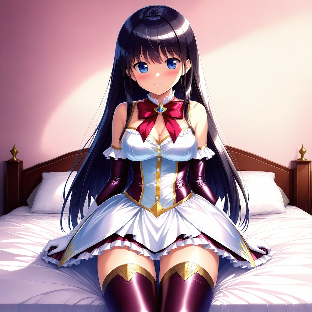 光沢魔法少女風