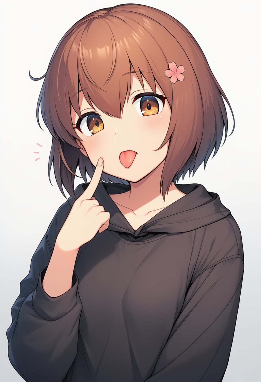 雪風ちゃん　「べ～」