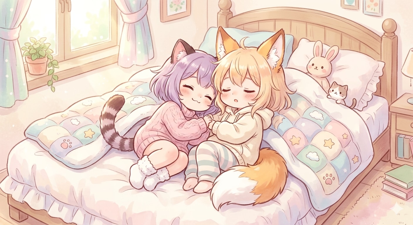 お昼寝タイム | の人気AIイラスト・グラビア