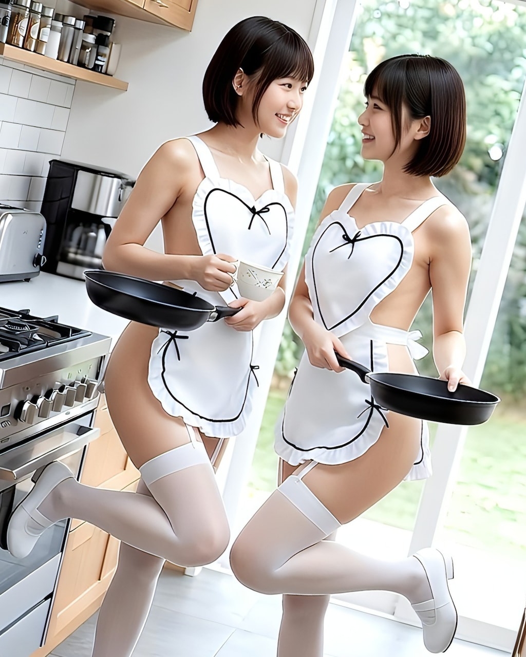 裸エプロン