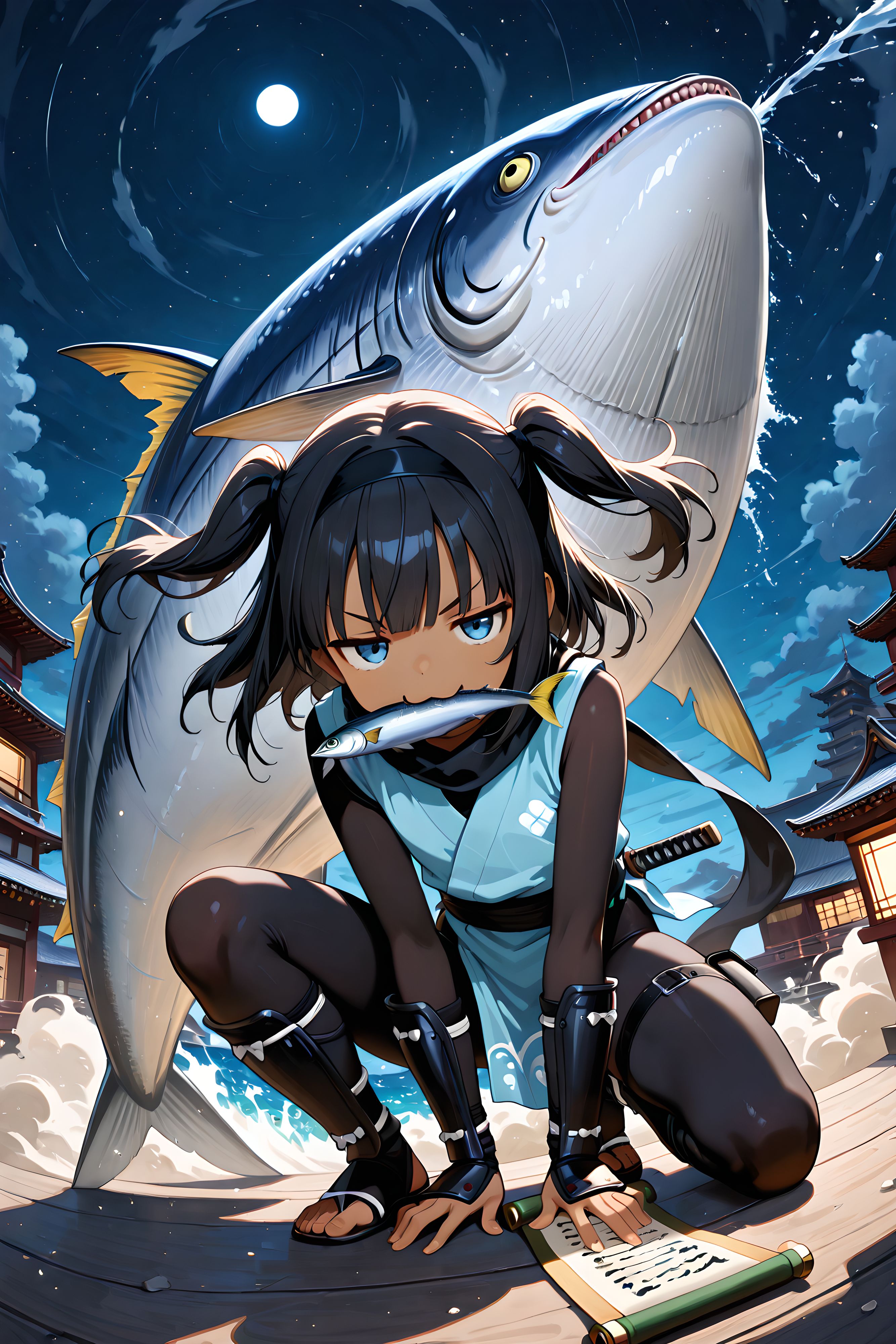 口寄せの術ッ！！🐟 | の人気AIイラスト・グラビア