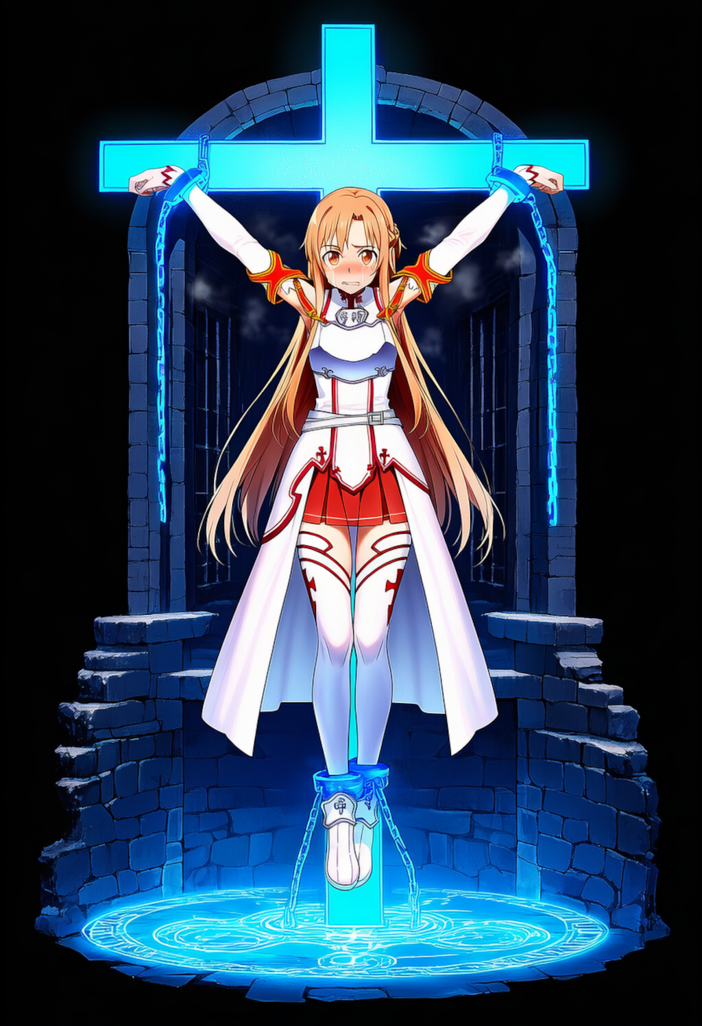 磔にされたアスナ（SAO）