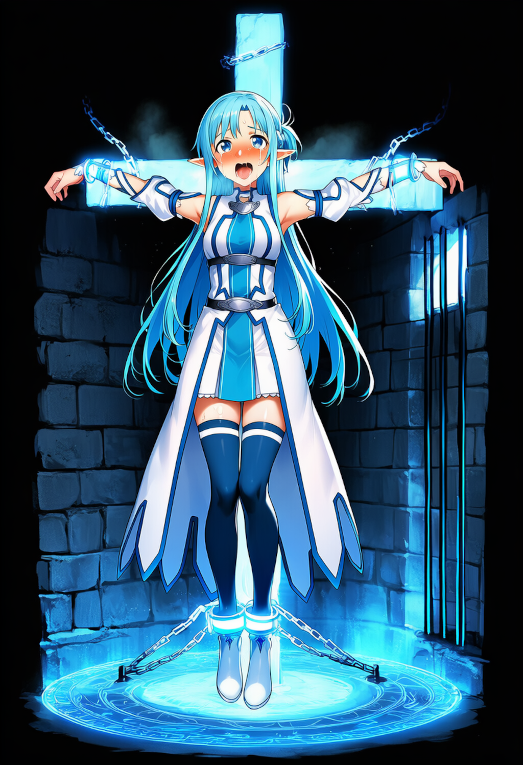 磔にされたアスナ（SAO）