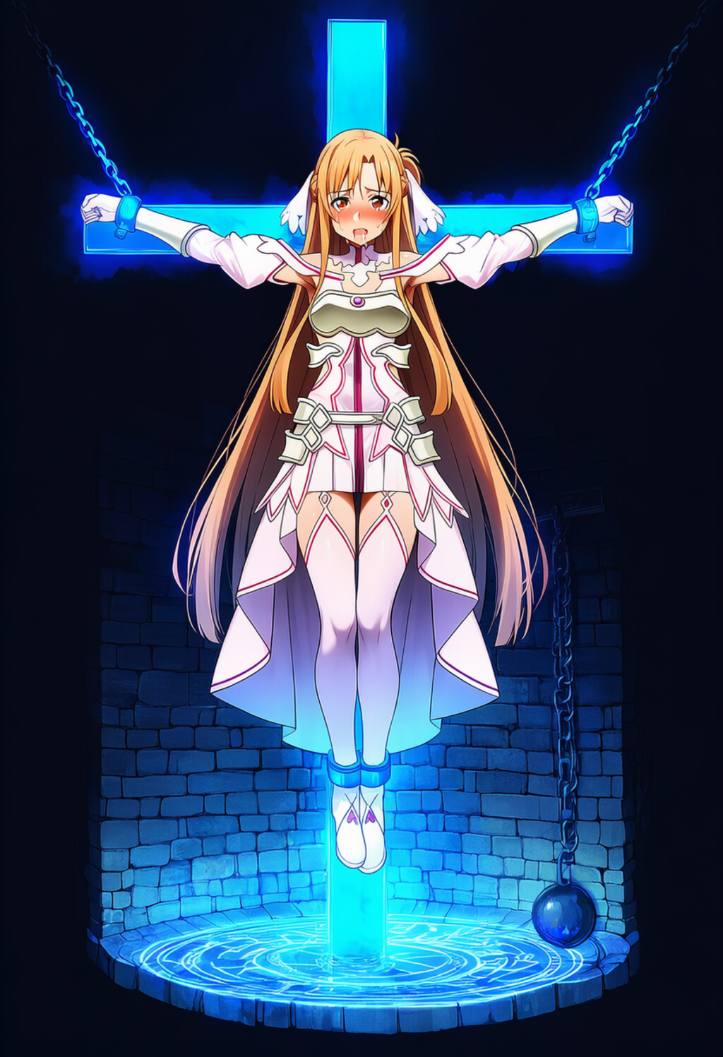 磔にされたアスナ（SAO）