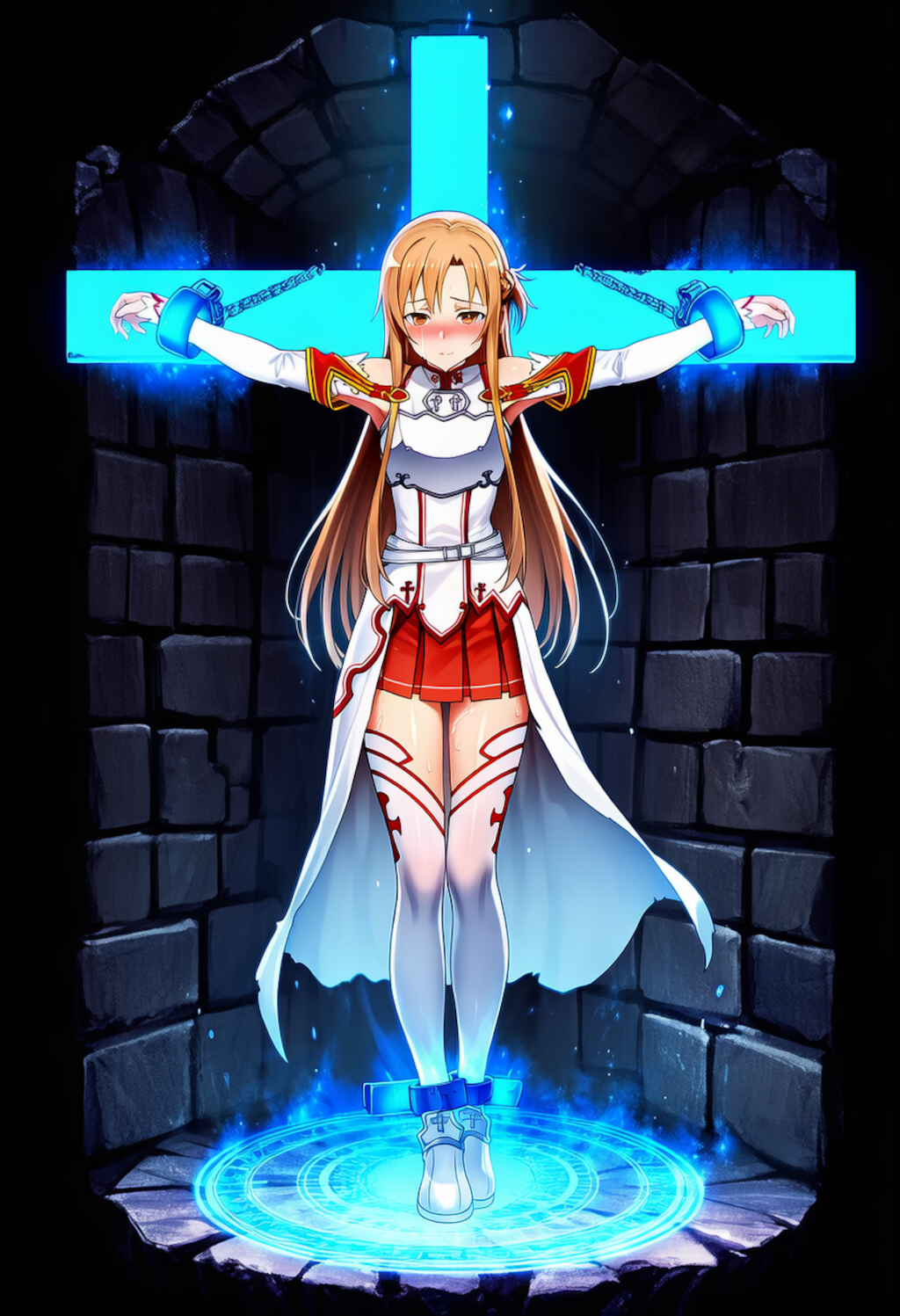 磔にされたアスナ（SAO）