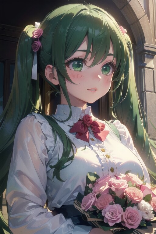 あおいから花束なんて、特別なんだから… | の人気AIイラスト・グラビア