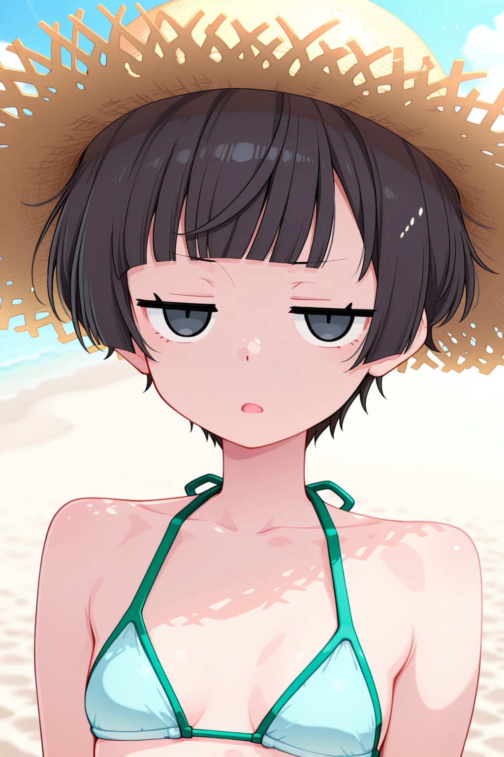 ジト目メグさん80