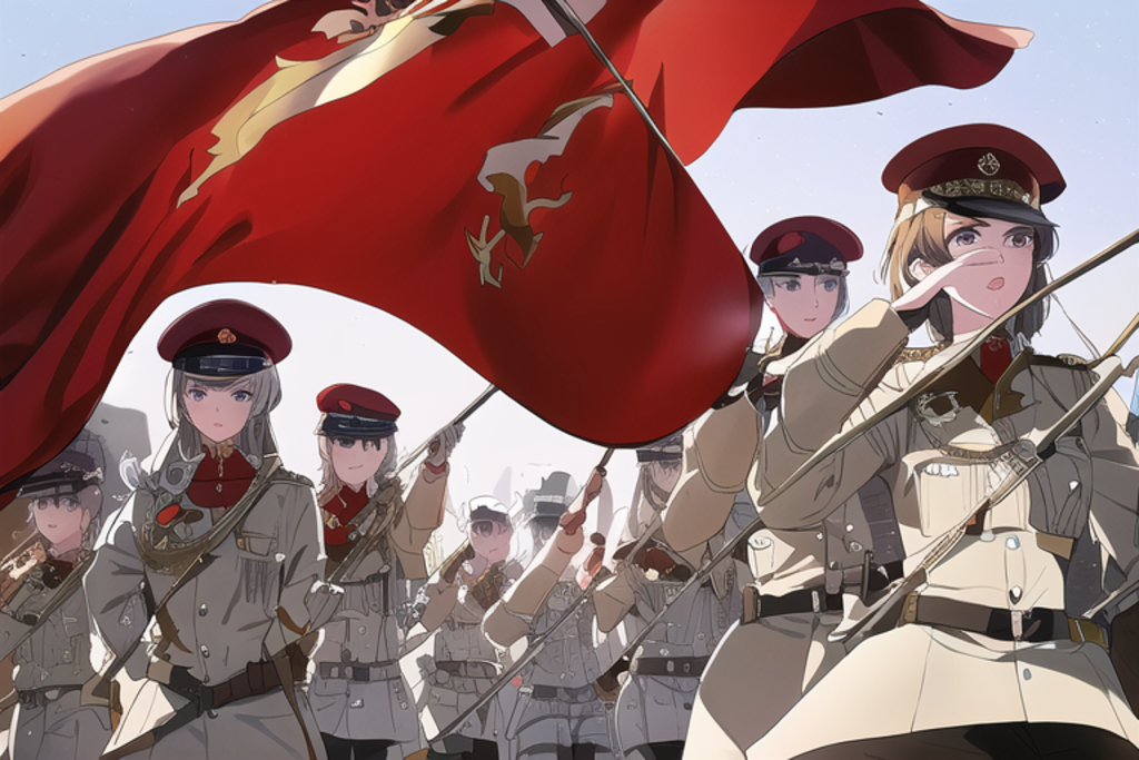 帝国旗を高く掲げよ (凱旋式典)