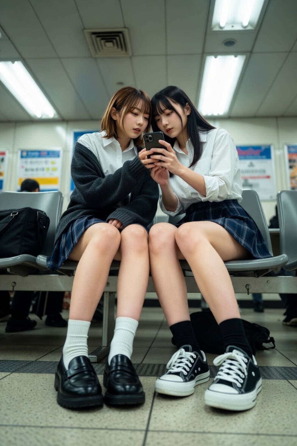 帰りの駅で