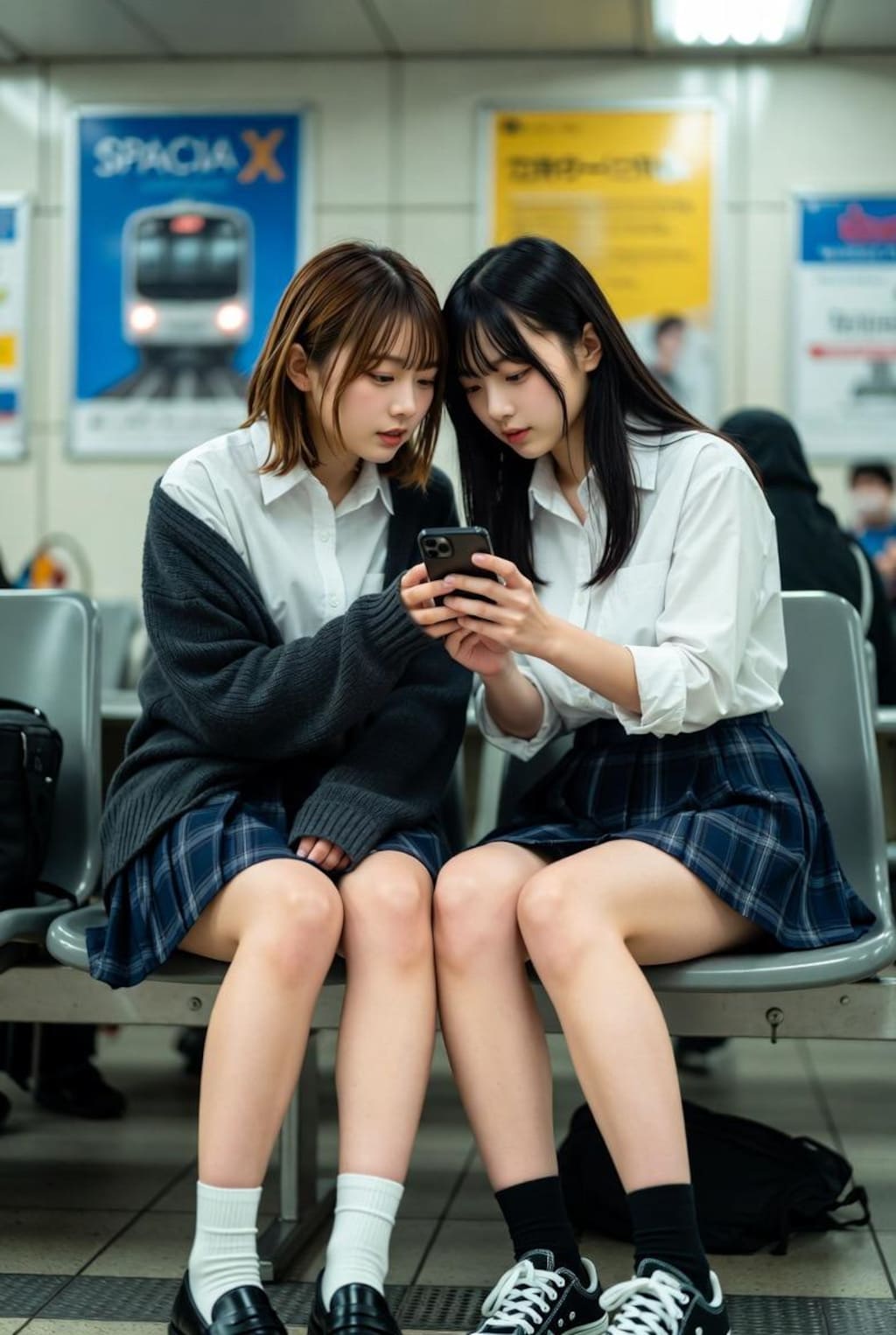 帰りの駅で