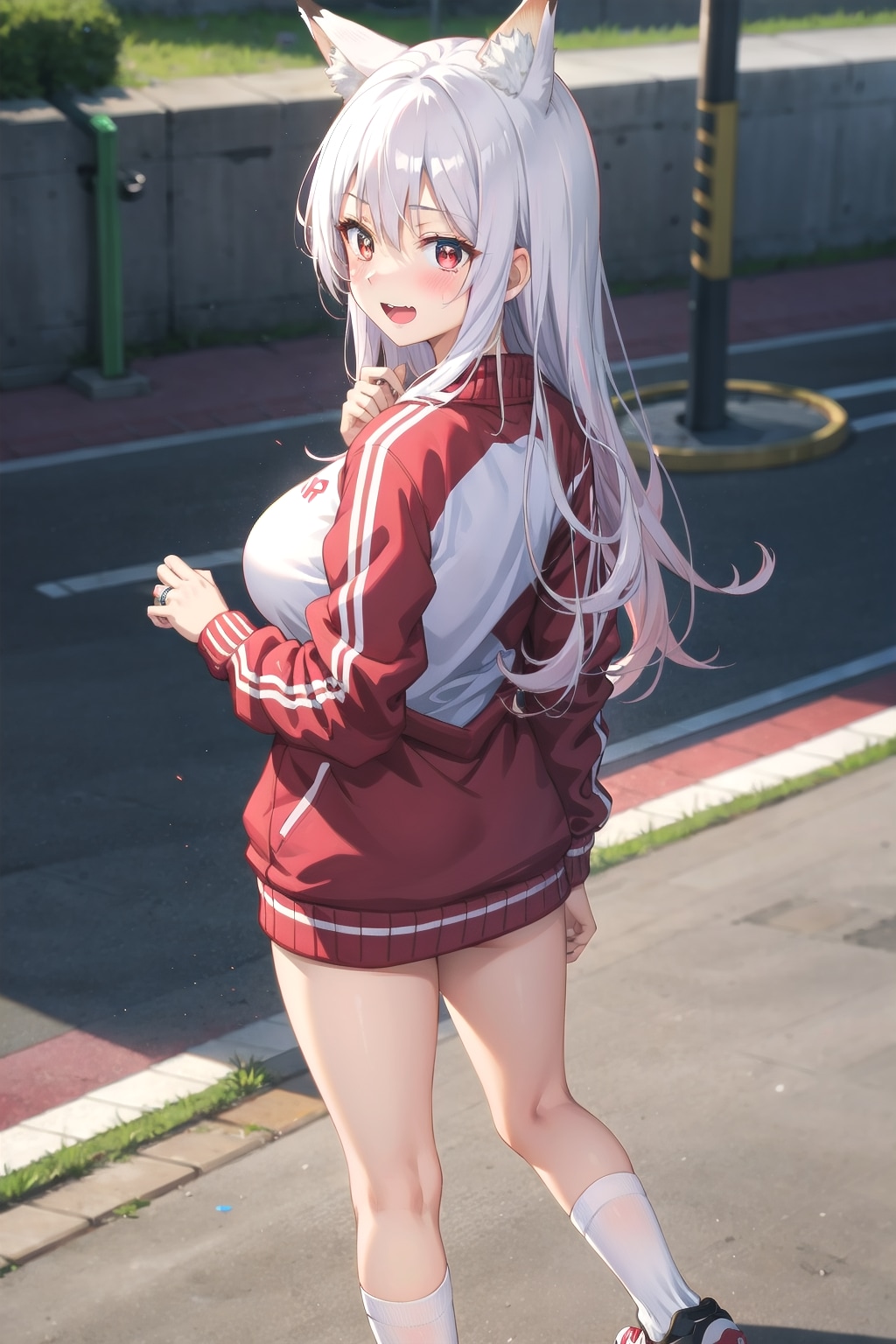 ジャケットを脱ぐ前後