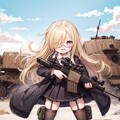 メカクレ少女 2枚目