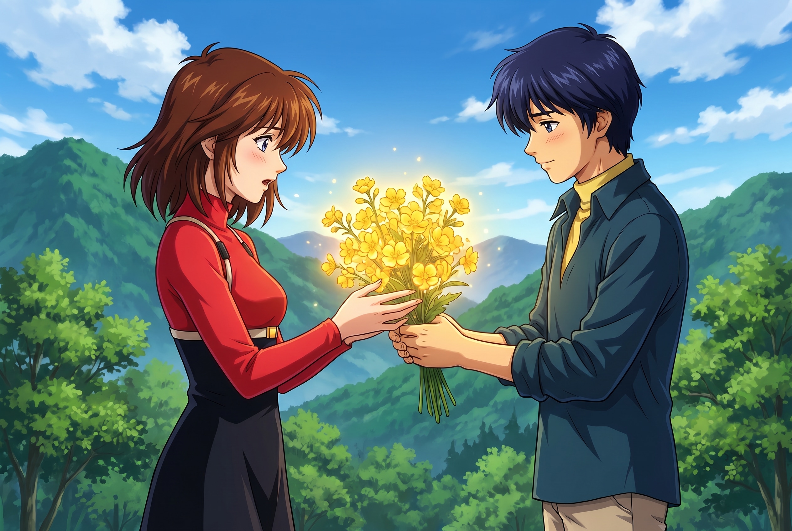 …光っている花かい…？ | の人気AIイラスト・グラビア