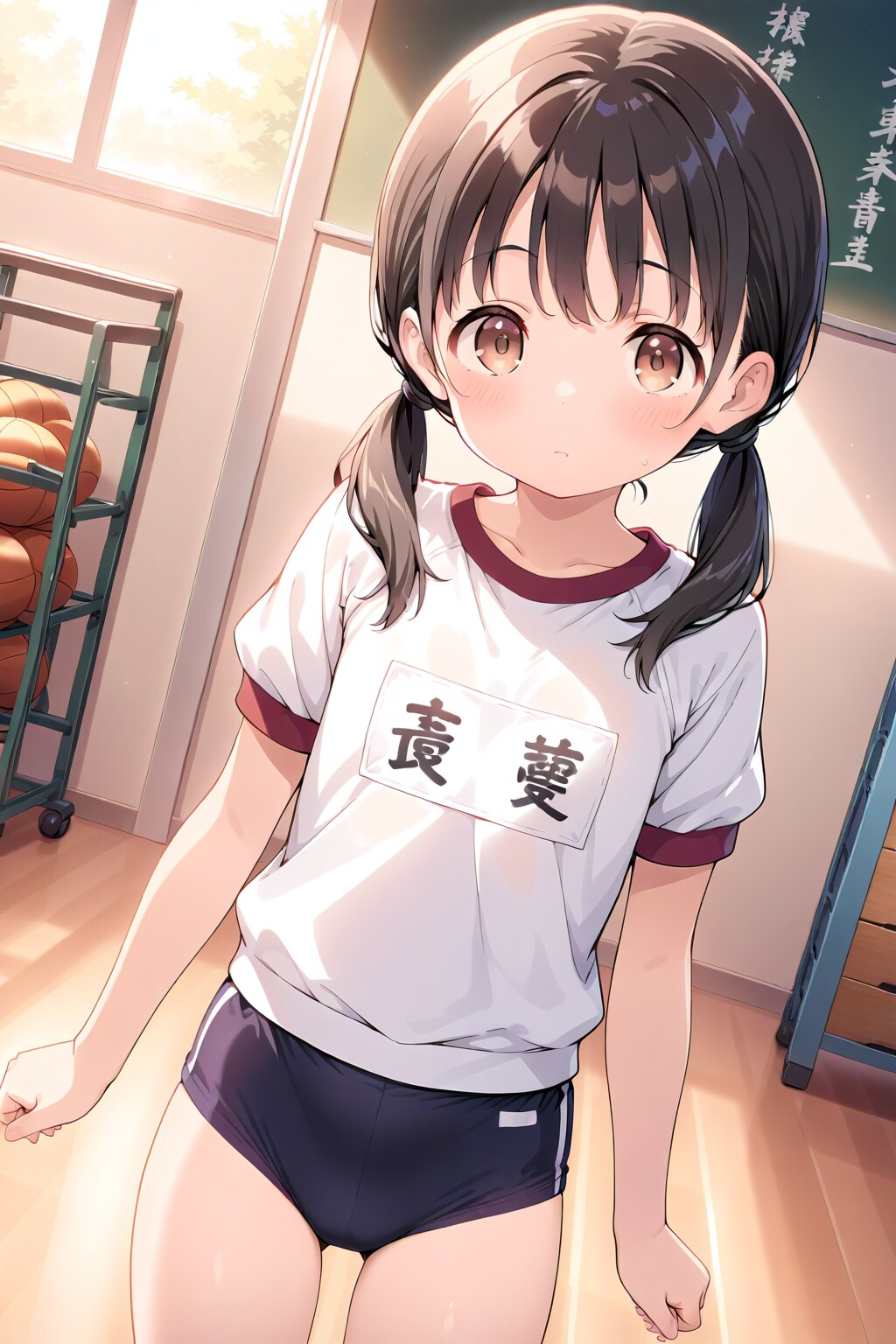 体操服美少女