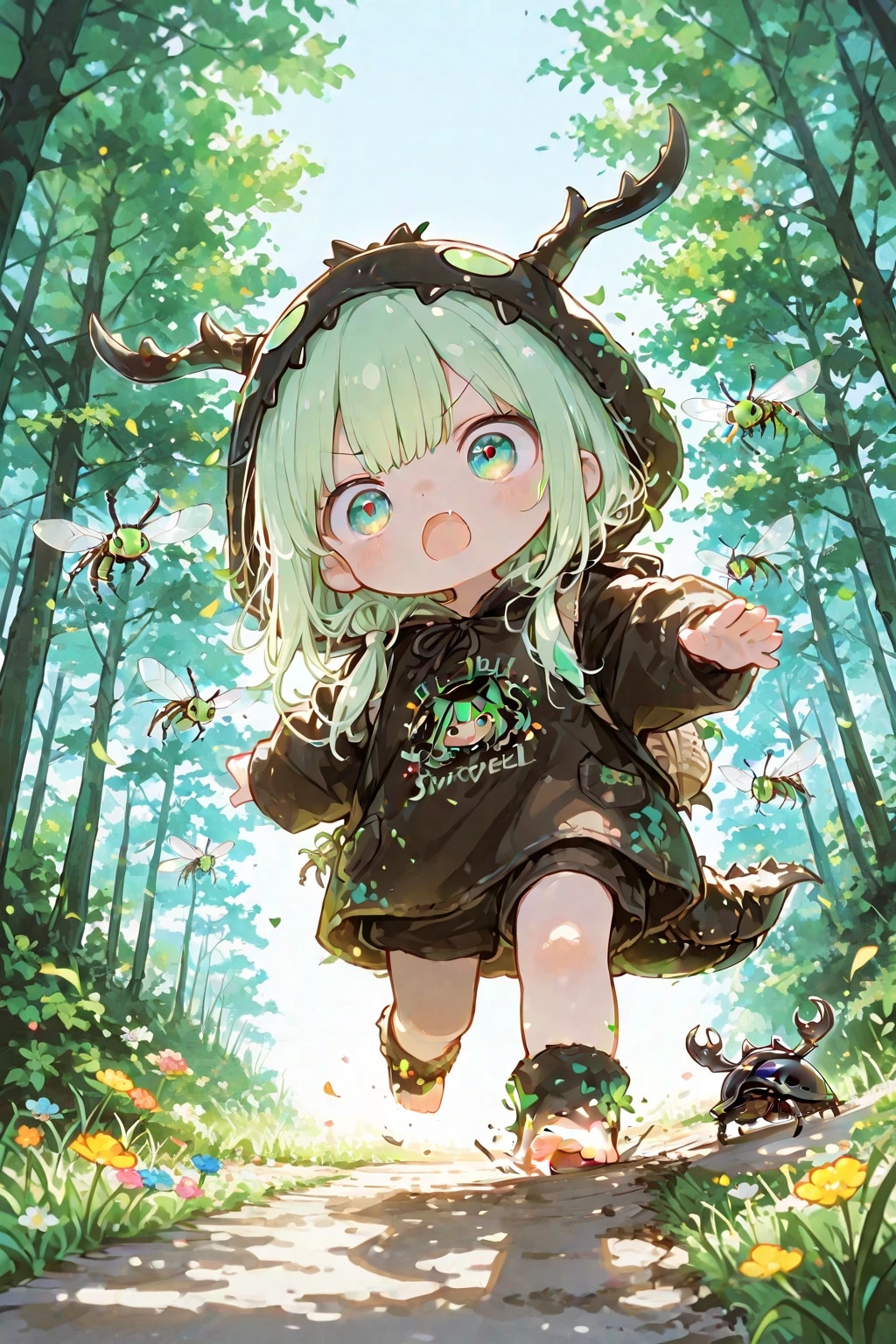 クワガタが通るぞ。 | の人気AIイラスト・グラビア