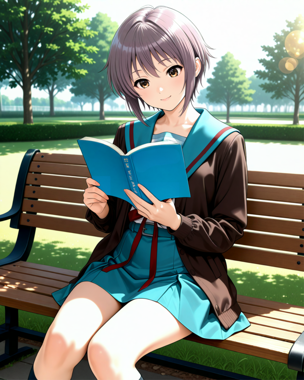 公園で読書