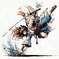 水彩侍壱 (サムライ13) 2枚目