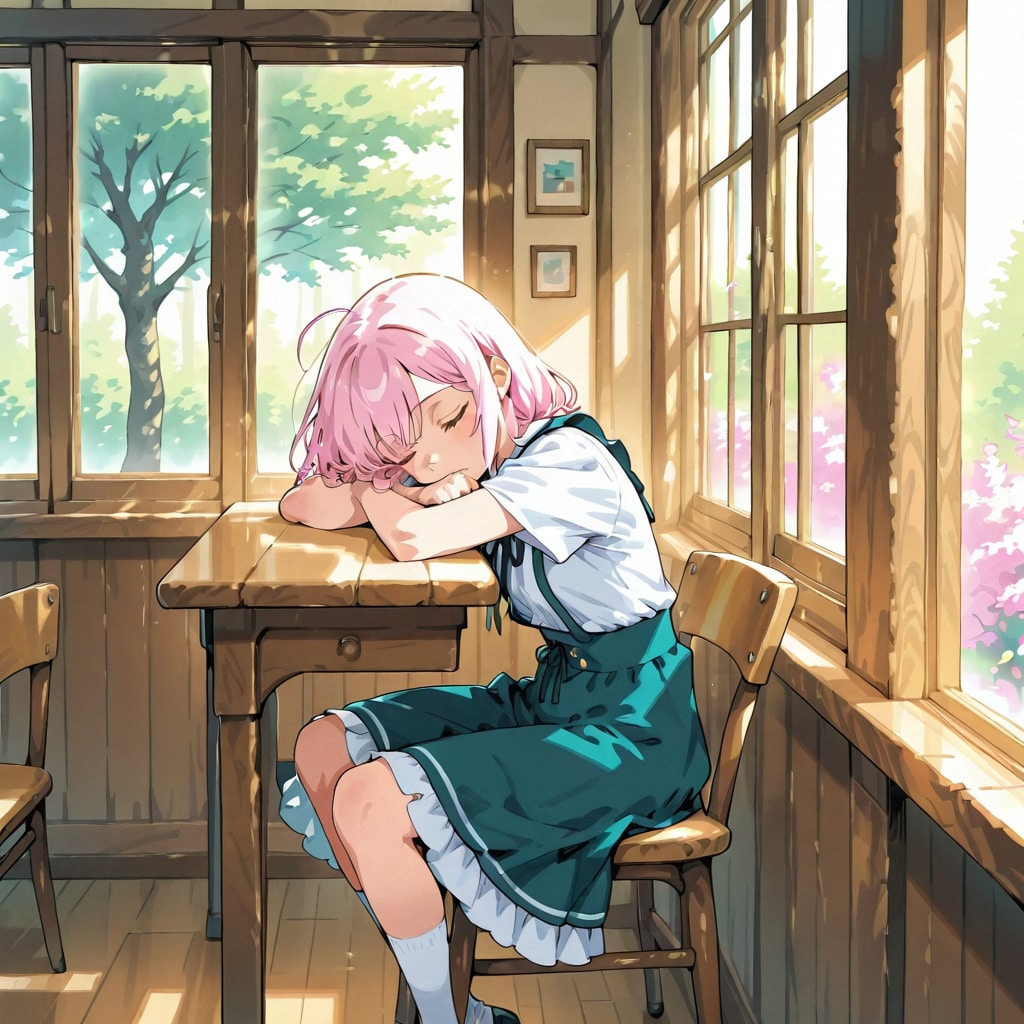 眠りを誘う春 | の人気AIイラスト・グラビア