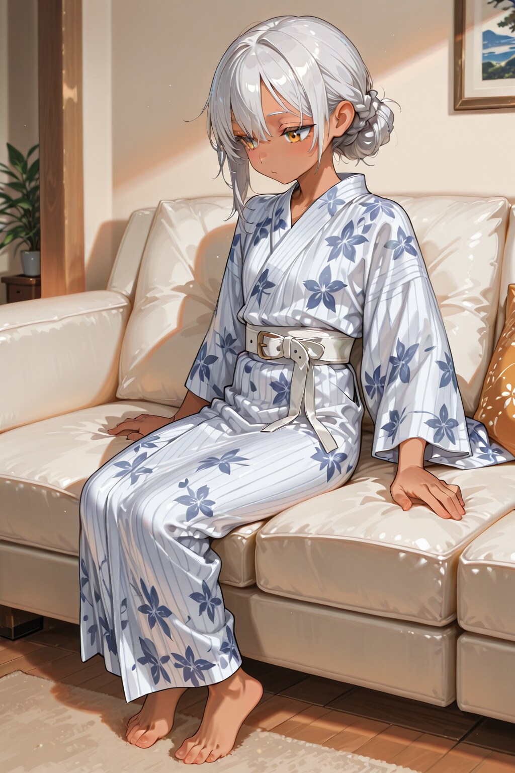 日焼けしてる女の子