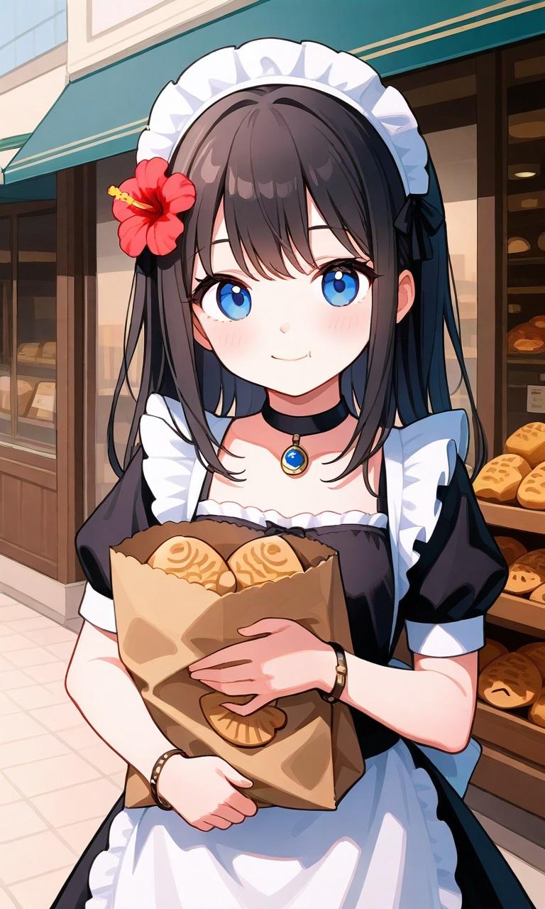 メイドさん　鯛焼き