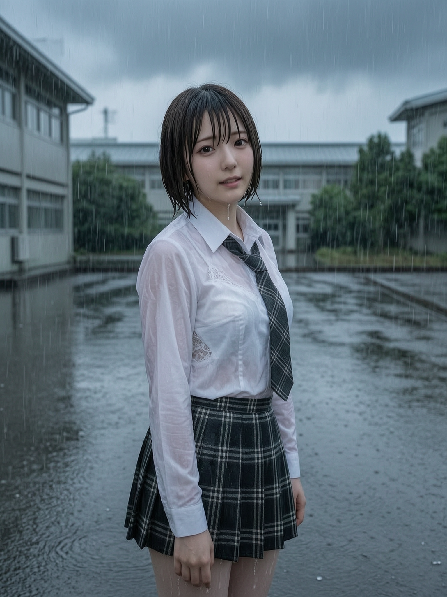 突然の雨