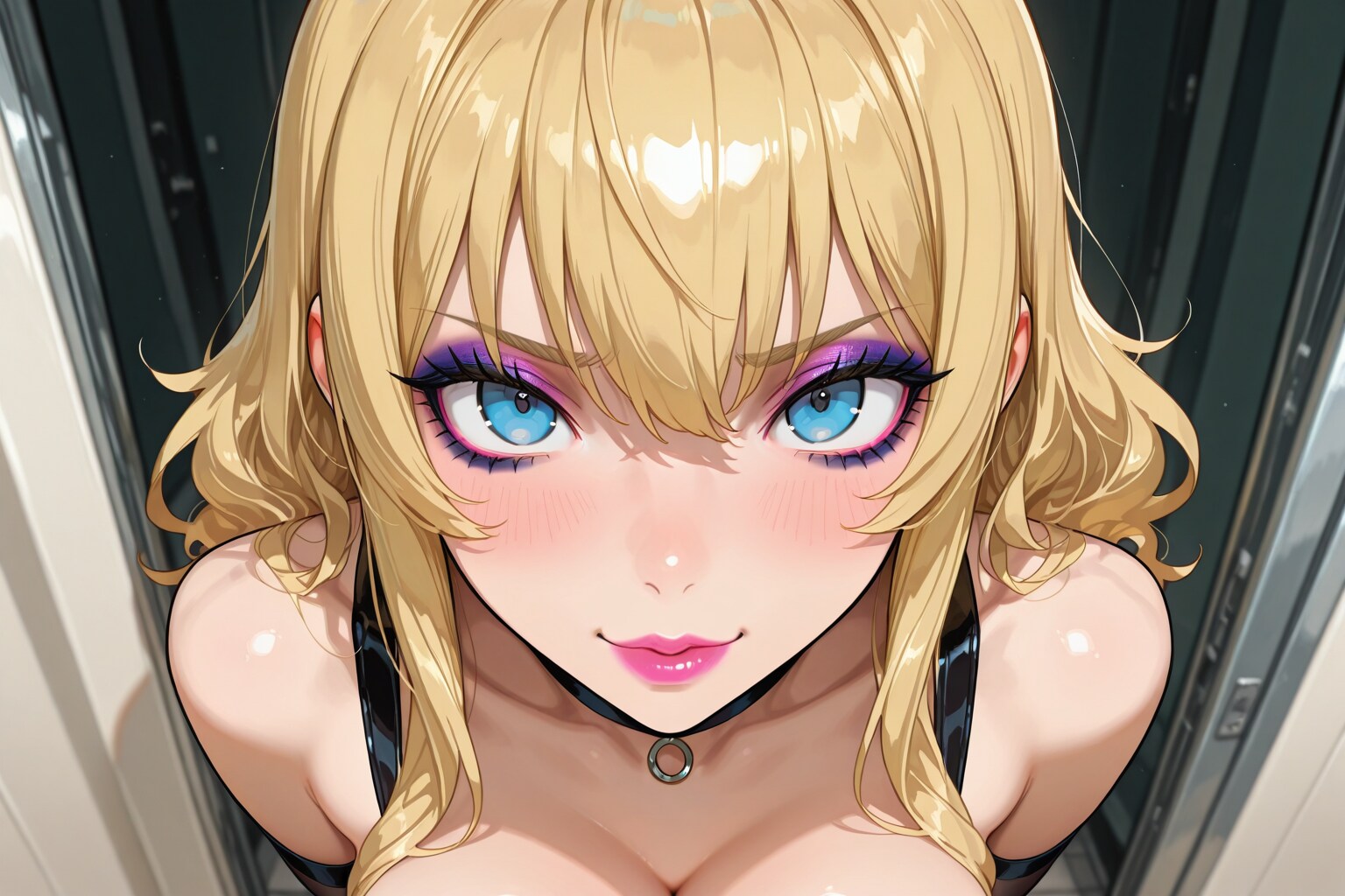ECHIDNAで金髪さんメイク2