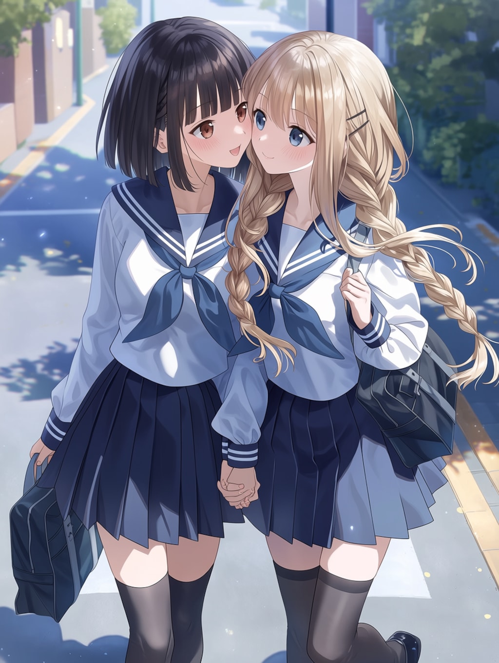 キスしたい二人のJK172