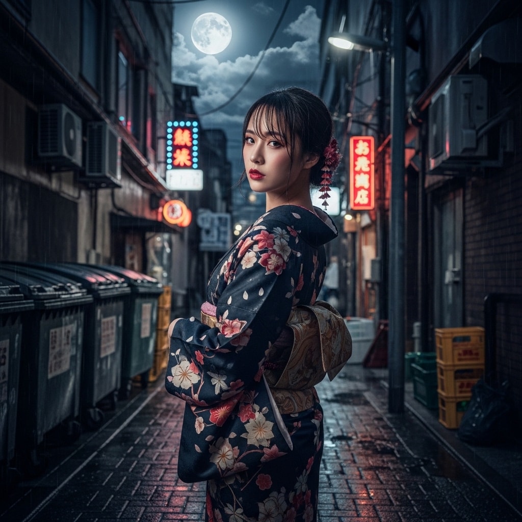 路地裏の女