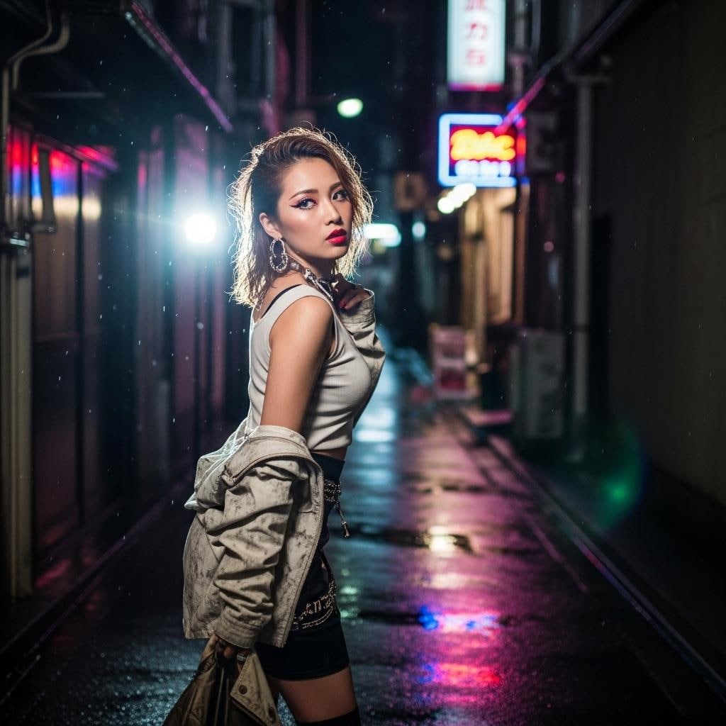 路地裏の女