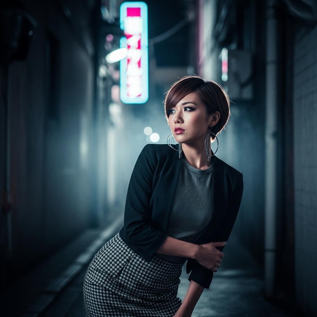 路地裏の女