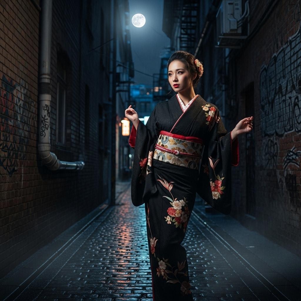 路地裏の女