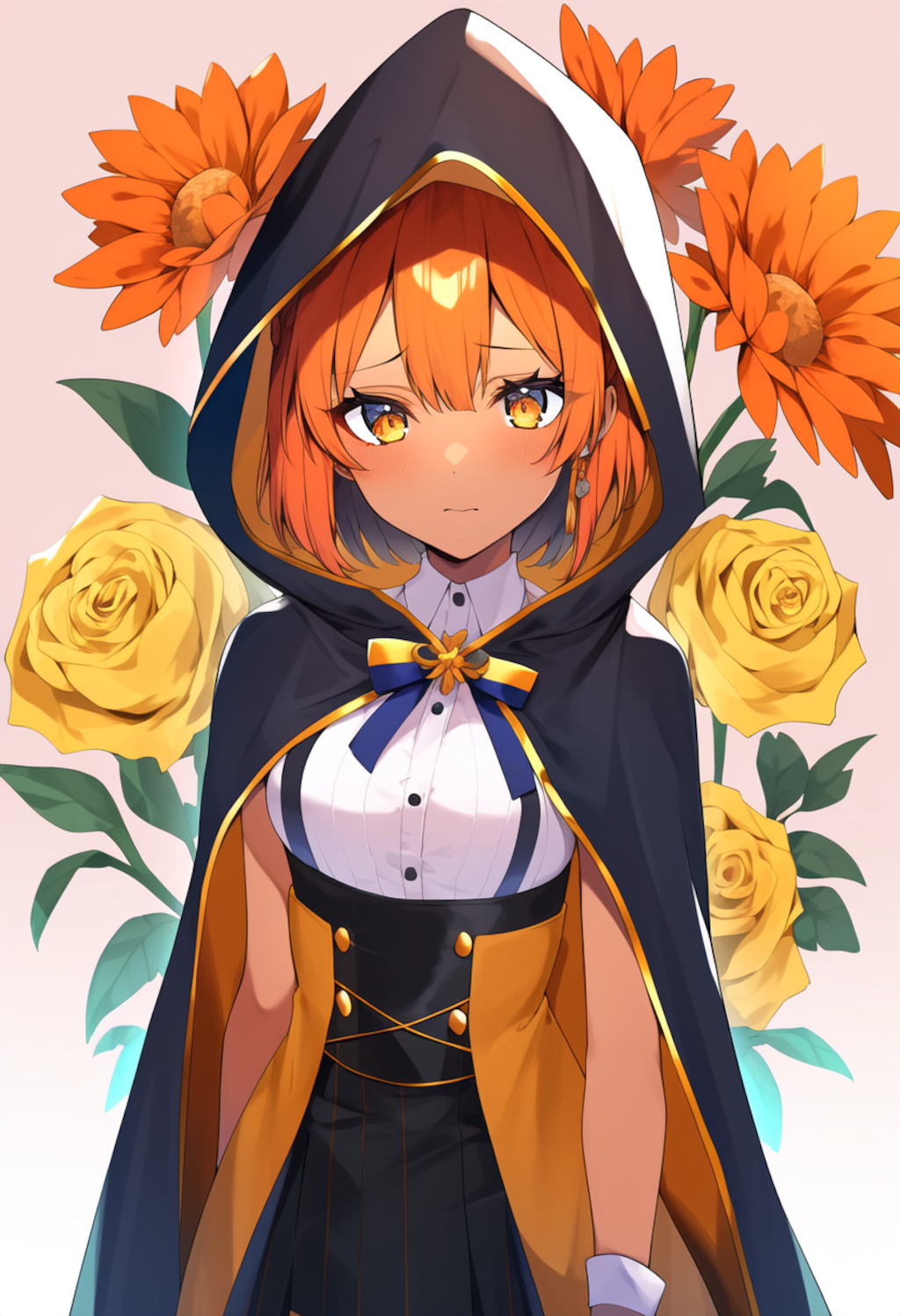 フード付きマント