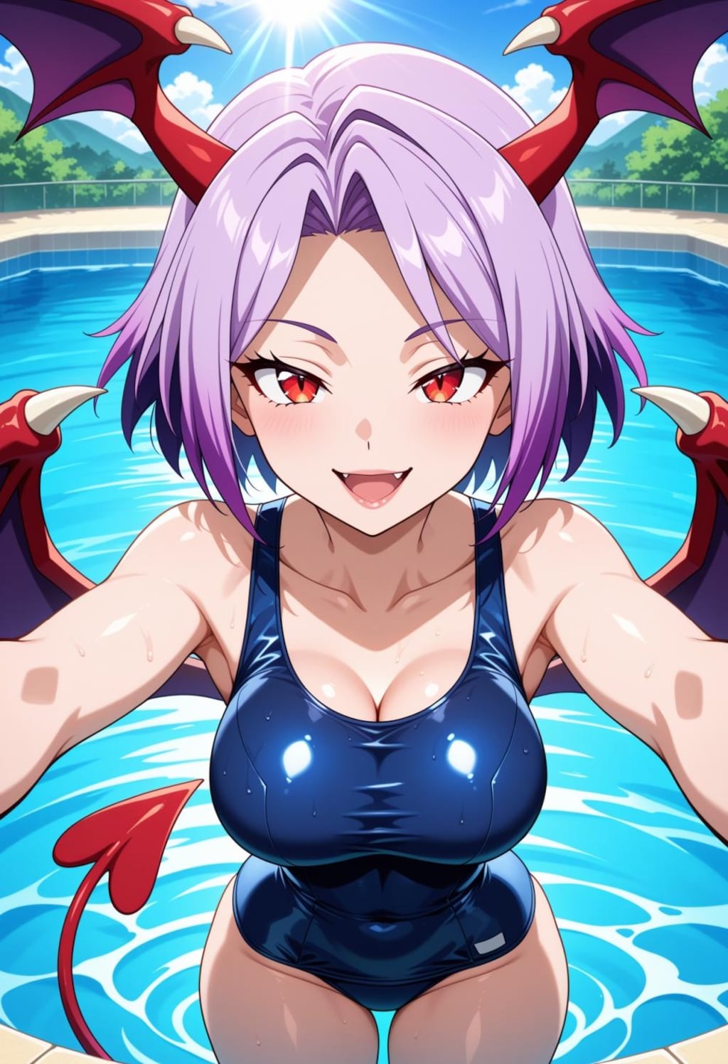 桜の制服水着等コスプレ小悪魔人妻