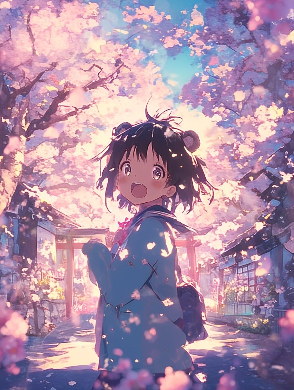 春が、降ってきた。🐾