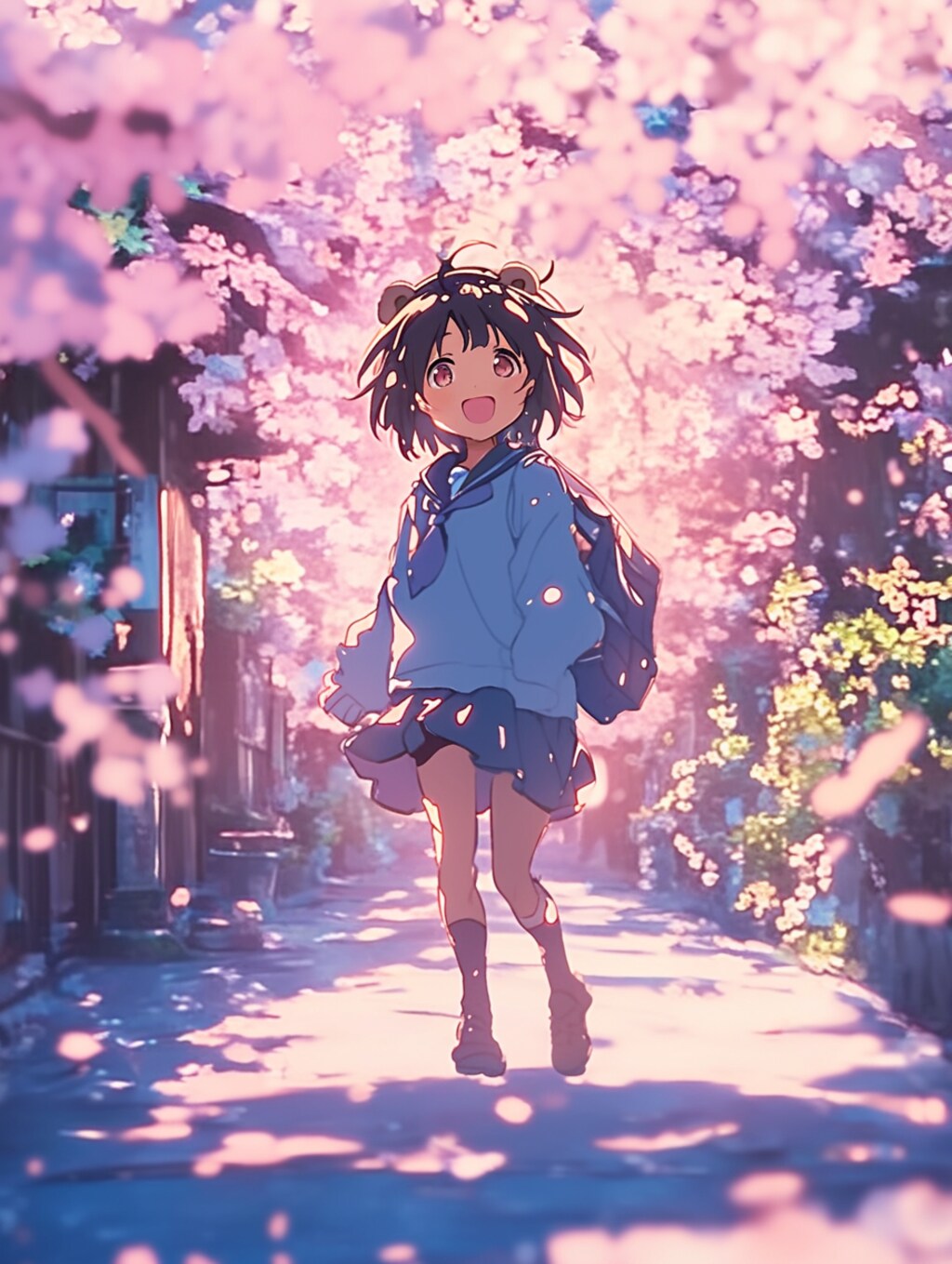 春が、降ってきた。🐾