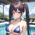 水着の女の子 3枚目