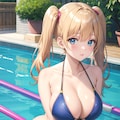 水着の女の子 5枚目