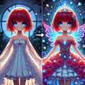 月の光に導かれるリコちゃん 4枚目