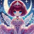 月の光に導かれるリコちゃん 5枚目