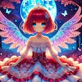 月の光に導かれるリコちゃん 6枚目