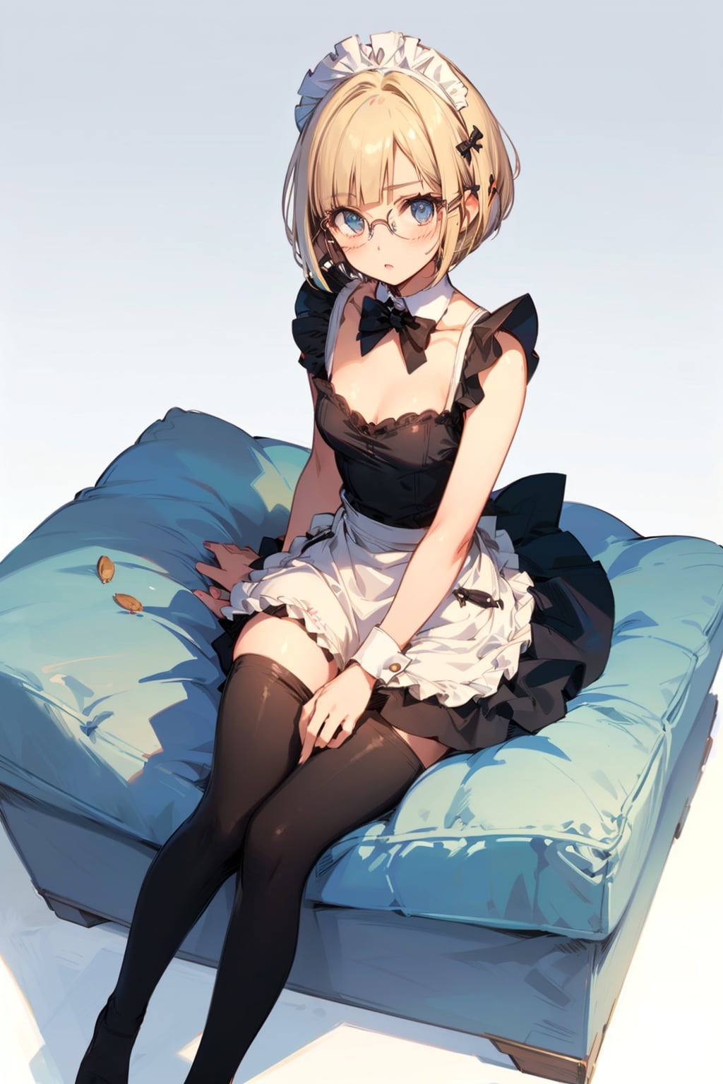 メイドの眼鏡っ娘