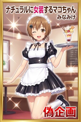 みなみけ　マコちゃん　メイド服 | の人気AIイラスト・グラビア