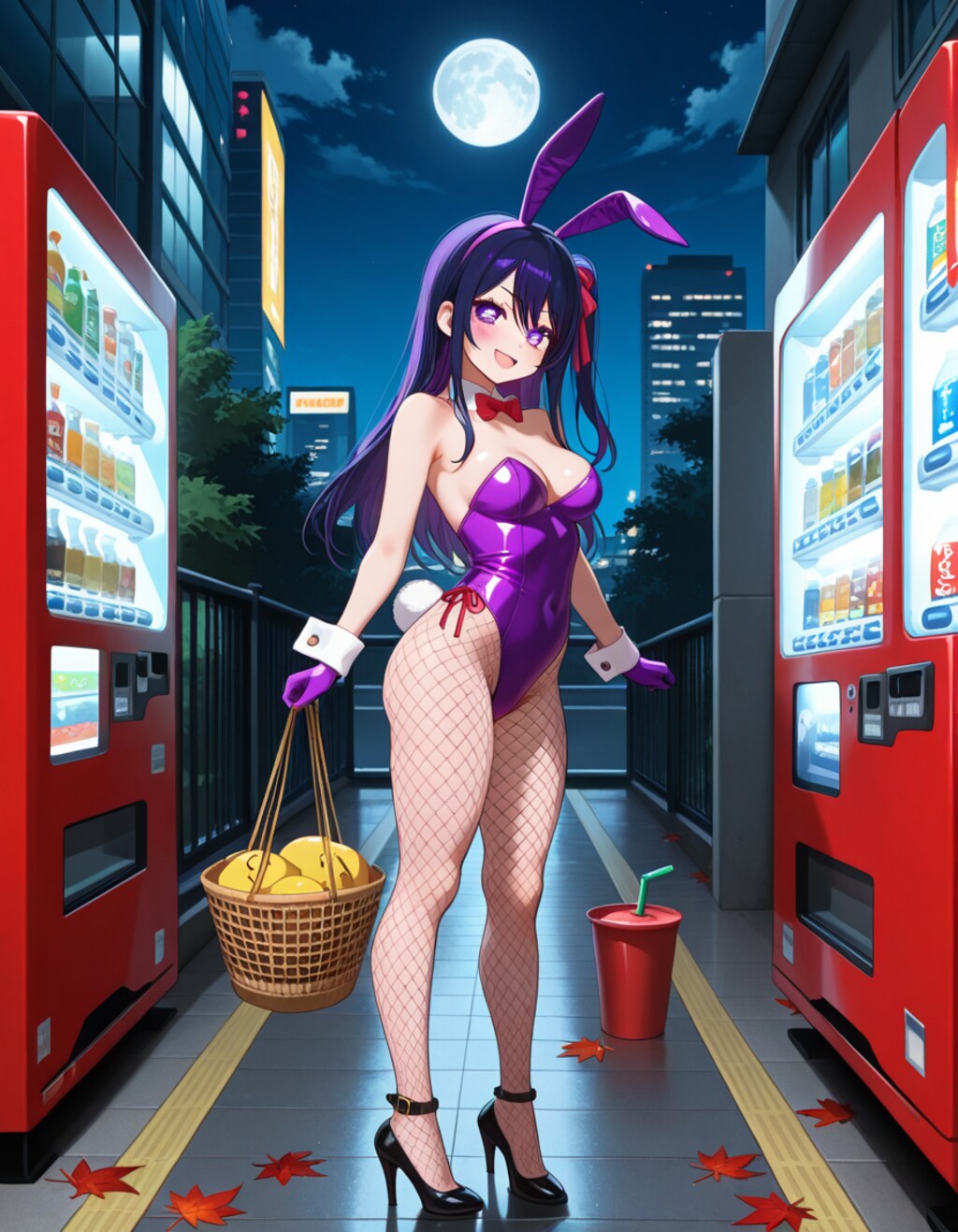 バニー衣装のアイさん(PixAI版)