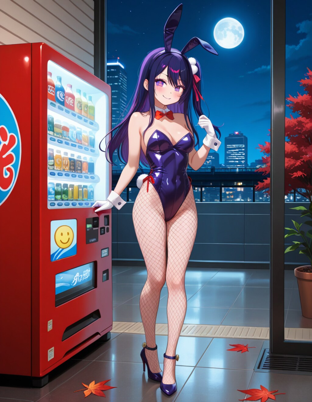 バニー衣装のアイさん(PixAI版)