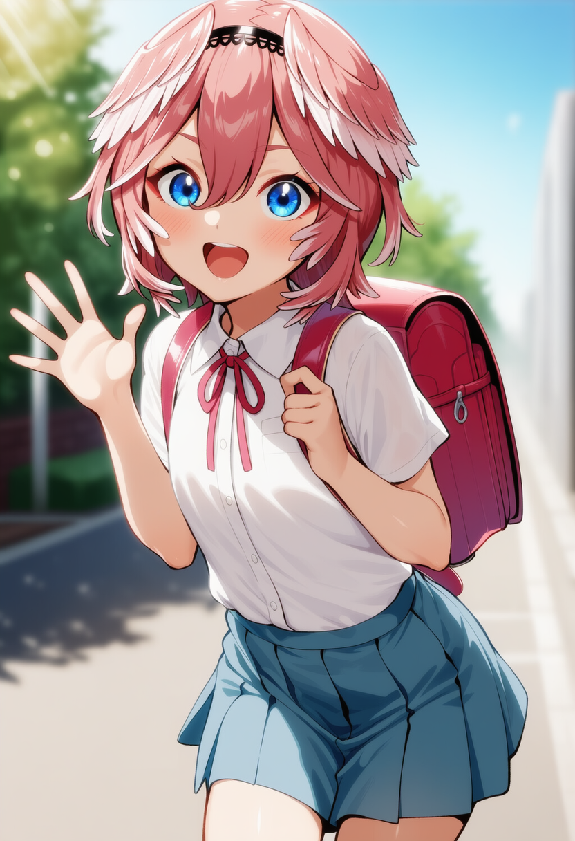 おはよー！（鷹嶺ルイ） | の人気AIイラスト・グラビア