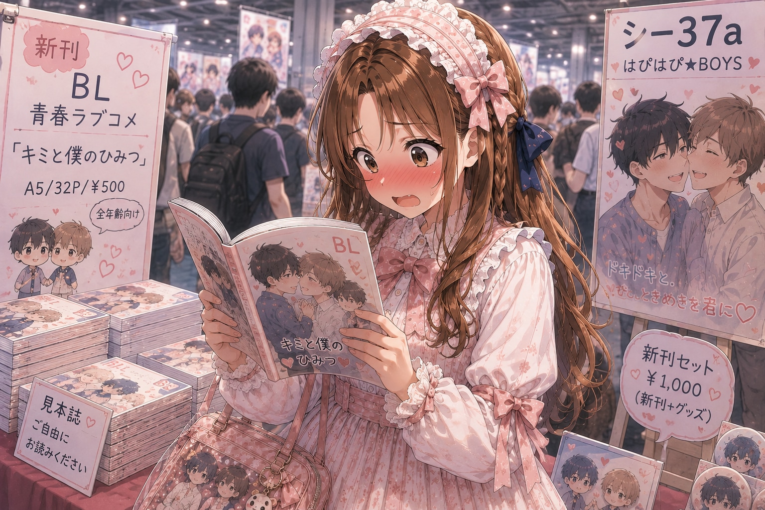 コミケの愛莉 | の人気AIイラスト・グラビア