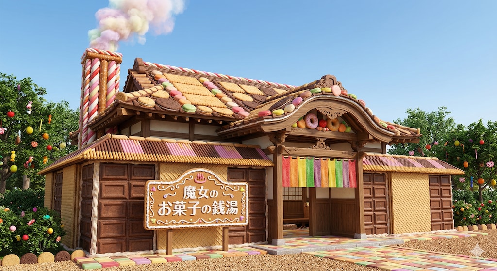魔女のお菓子の銭湯