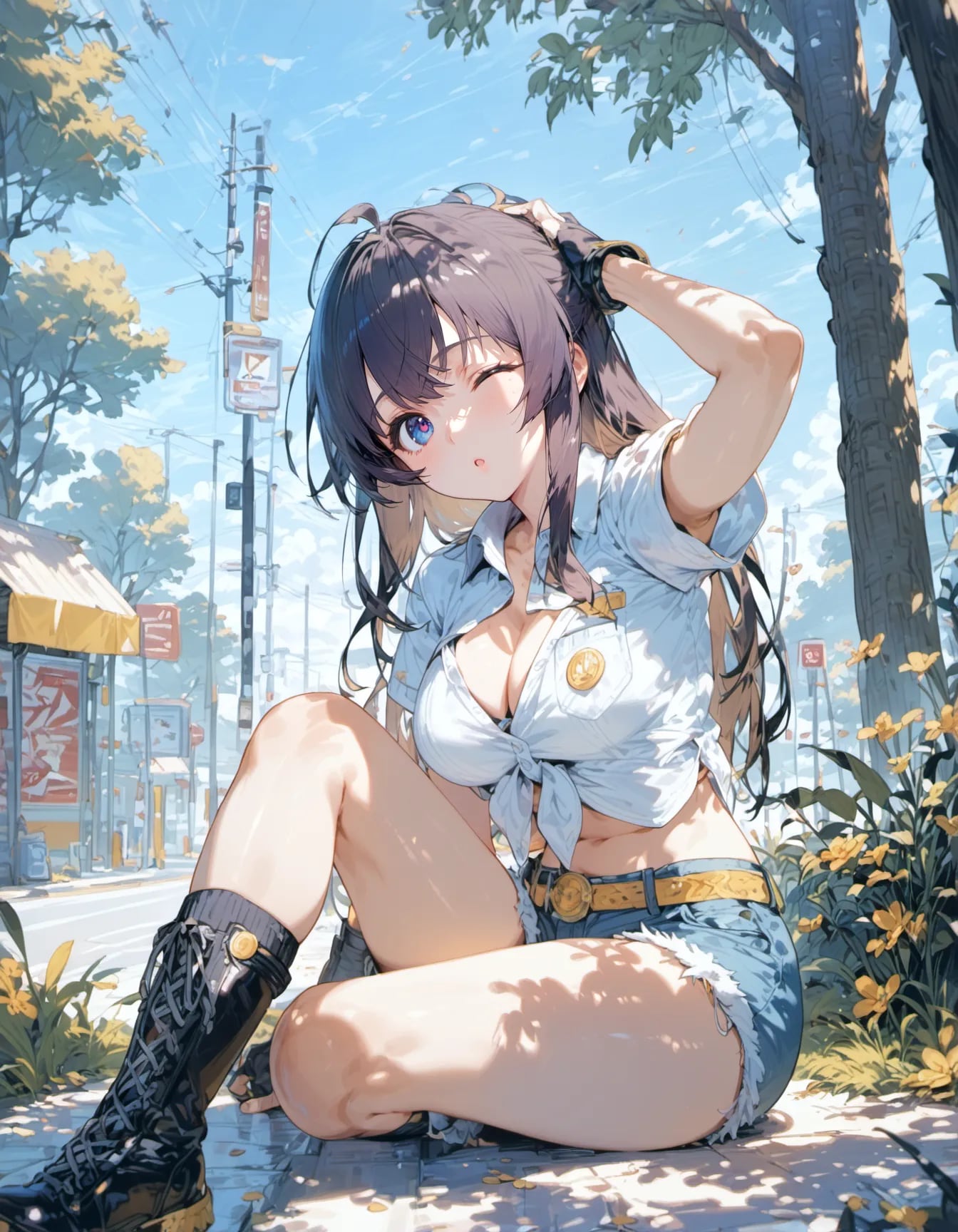 A Wink Beneath the Blue Sky